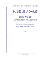 H.L. Adams: Come Now, My People