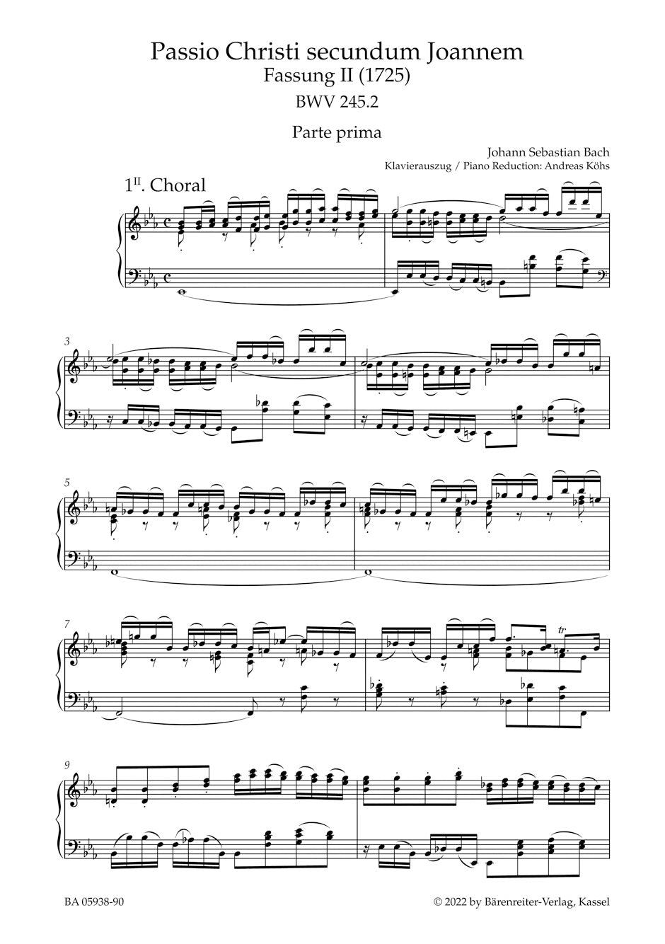 Bach: St. John Passion, BWV 245 - 1725 Version