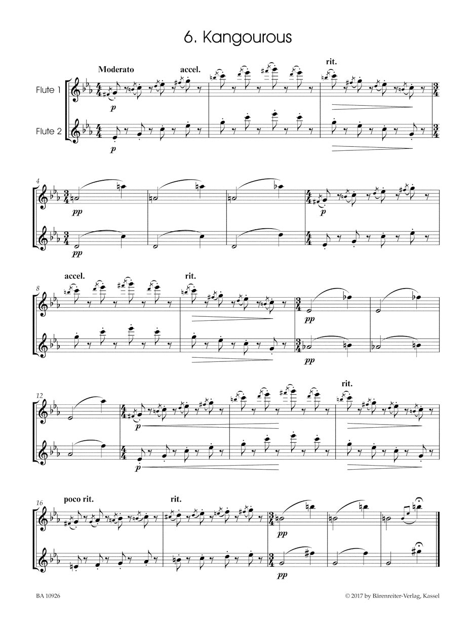 Saint-Saëns: The Carnival of the Animals (arr. for 2 flutes