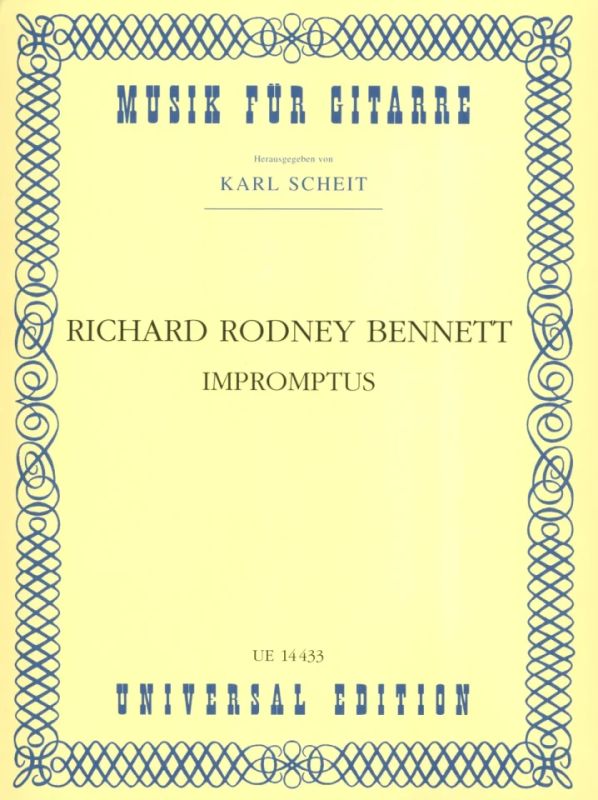 Bennett: Impromptus for Guitar