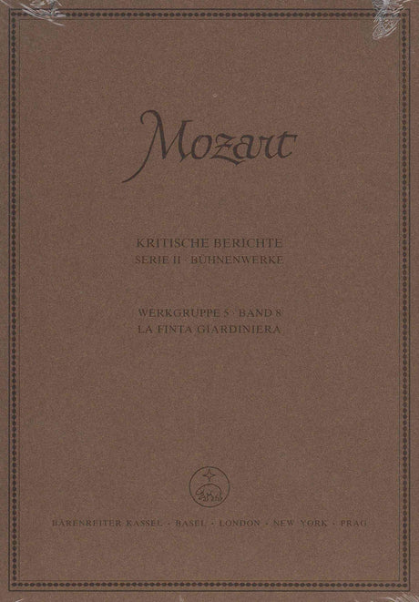 Mozart: La finta giardiniera, K. 196