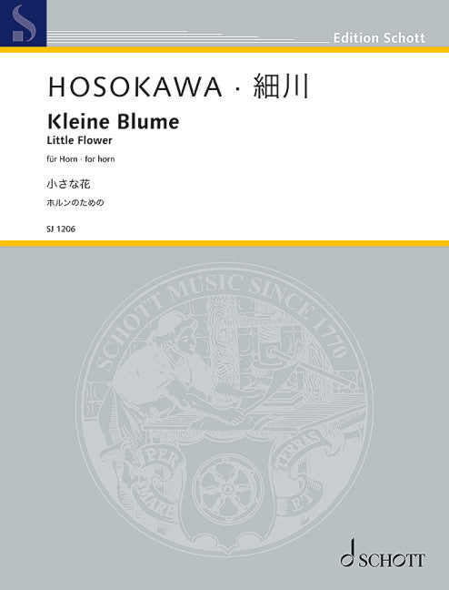 Hosokawa: Kleine Blume (Little Flower)
