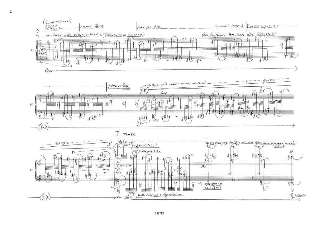 Nieder: Five stanzas for a love song