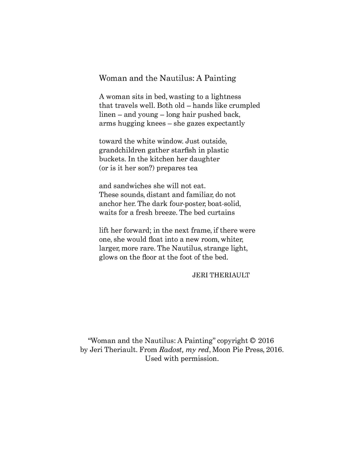 Carlsen: Woman and The Nautilus