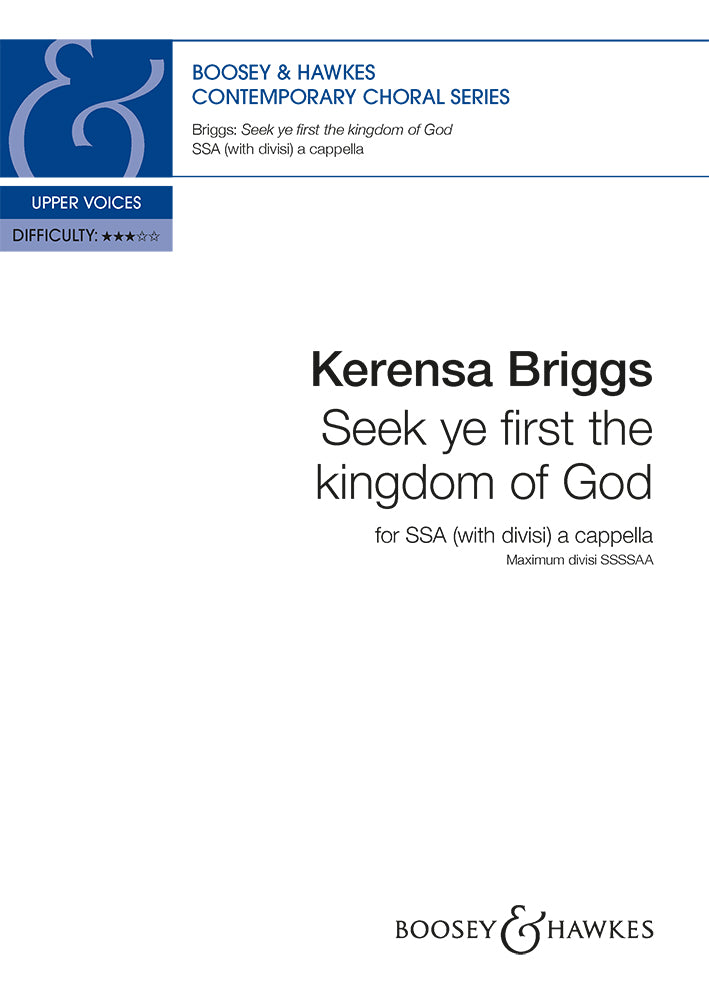 Briggs: Seek Ye First the Kingdom of God