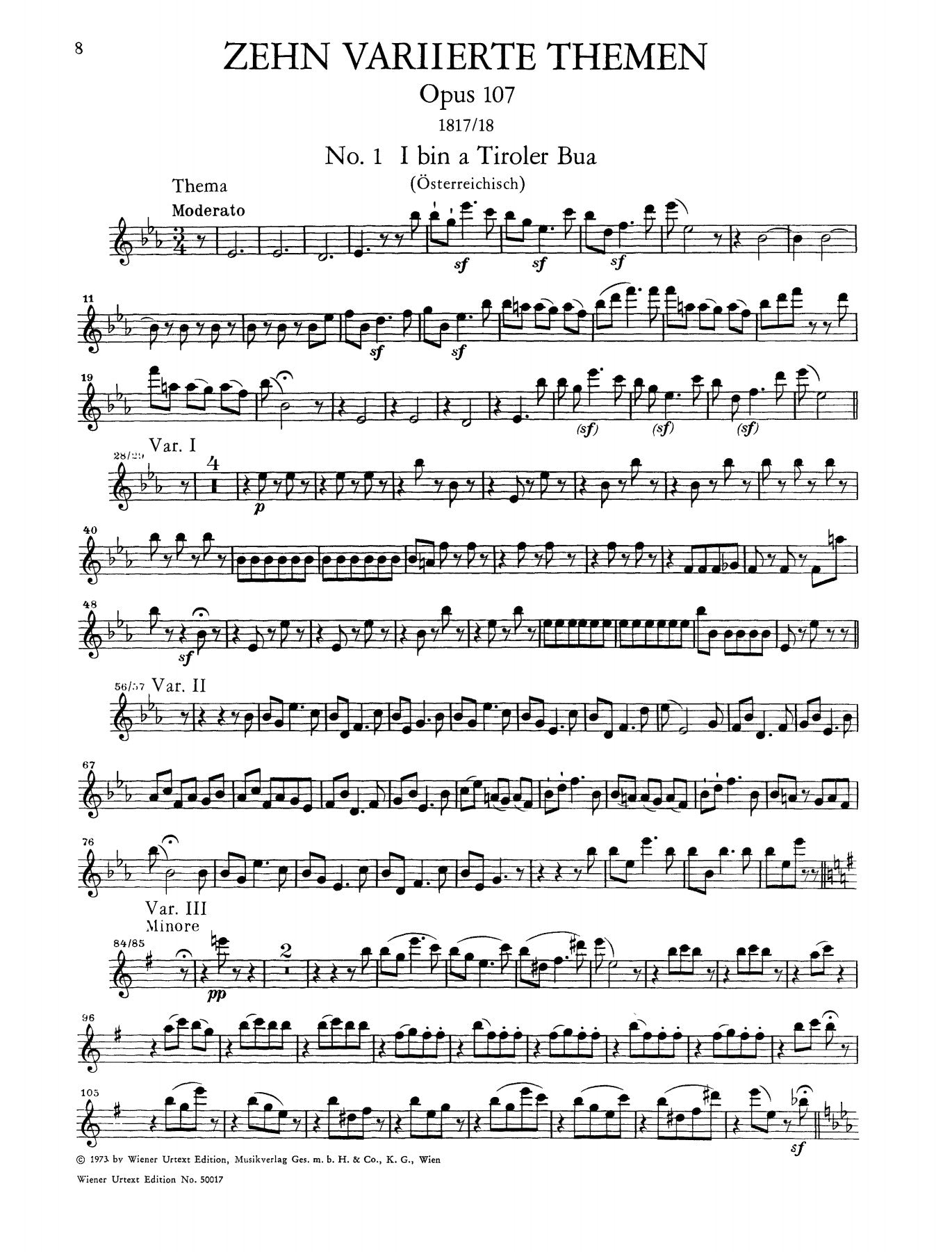 Beethoven: Variations on Folk Songs, Opp. 105 & 107 – Ficks