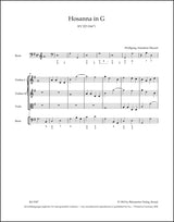 Mozart: Hosanna in G Major, K. 223 (166e)
