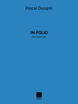 Dusapin: In-Folio