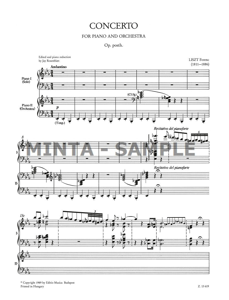 Liszt: Piano Concerto No. 3 in E-flat Major