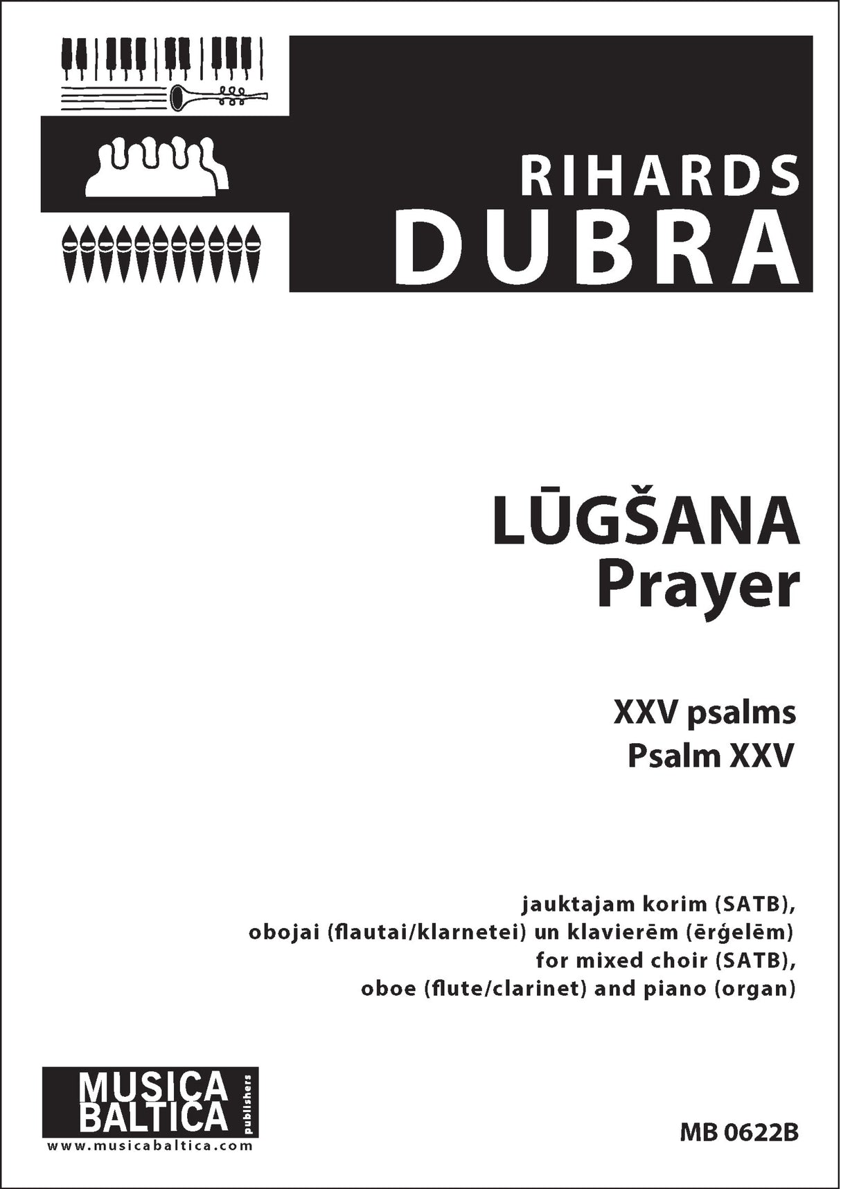 Dubra: Lugšana (Prayer) (Mixed Choir)