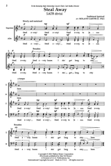 Steal Away (arr. for SATB)