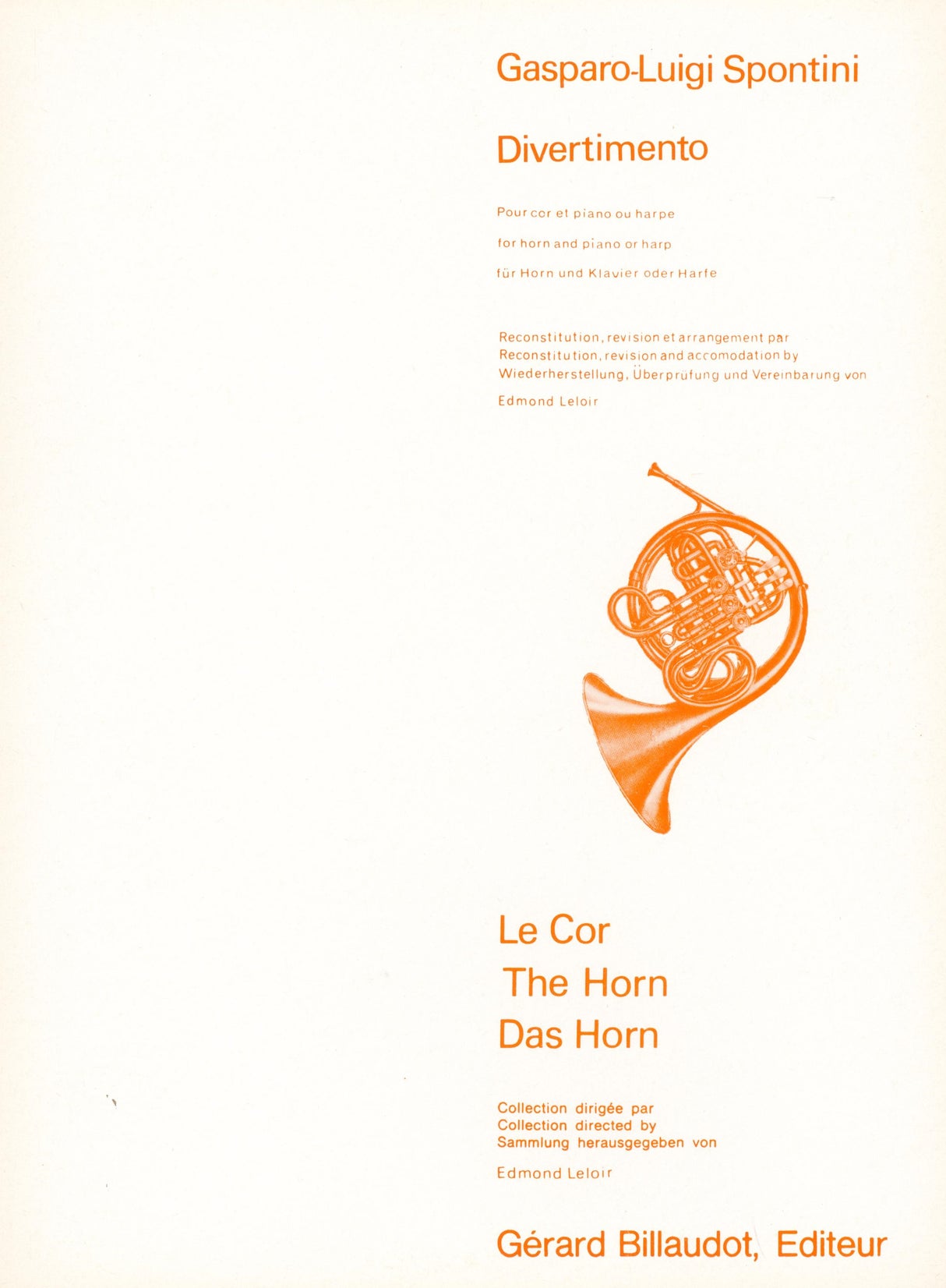 Spontini: Divertimento