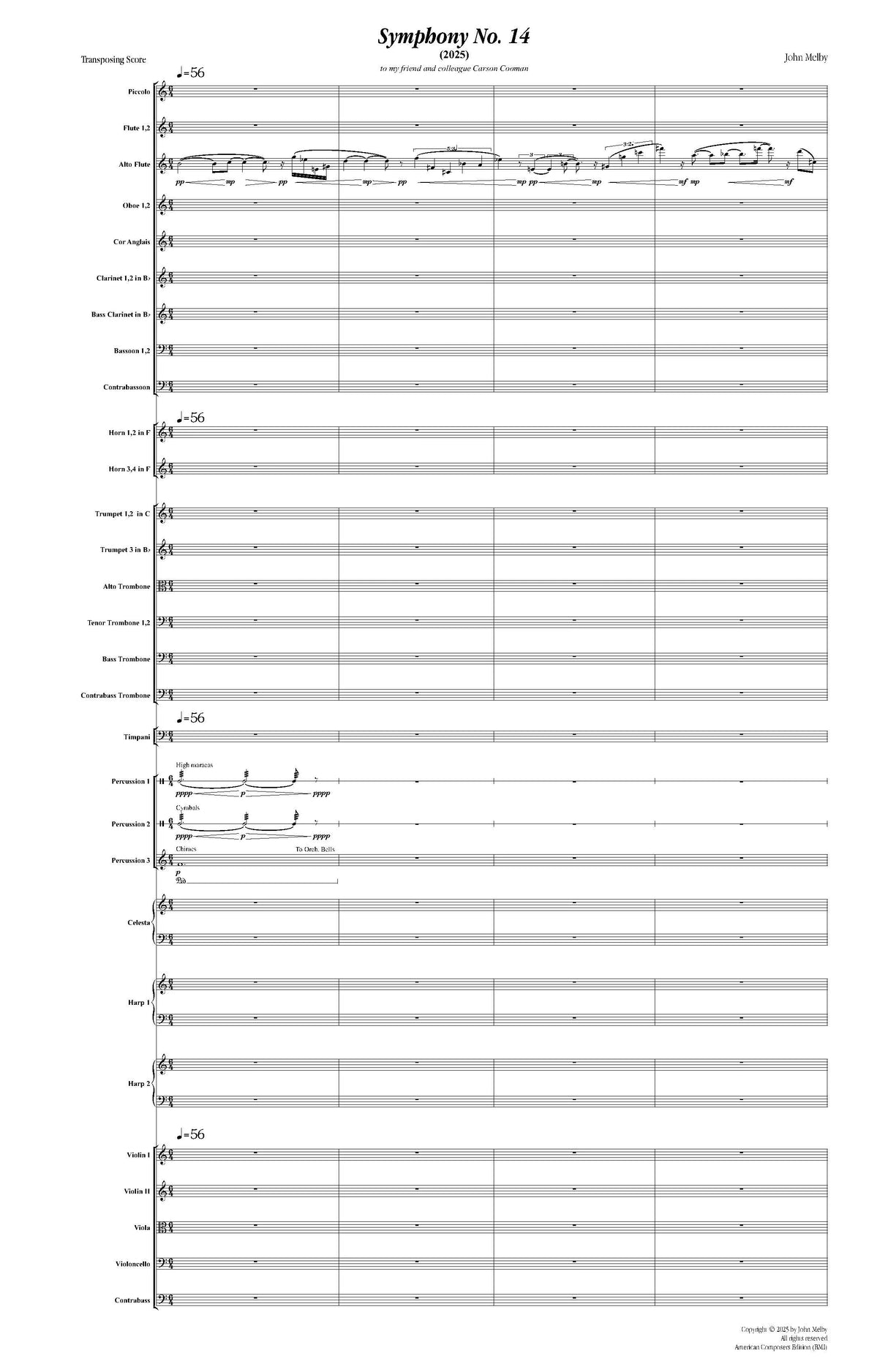 Melby: Symphony No. 14