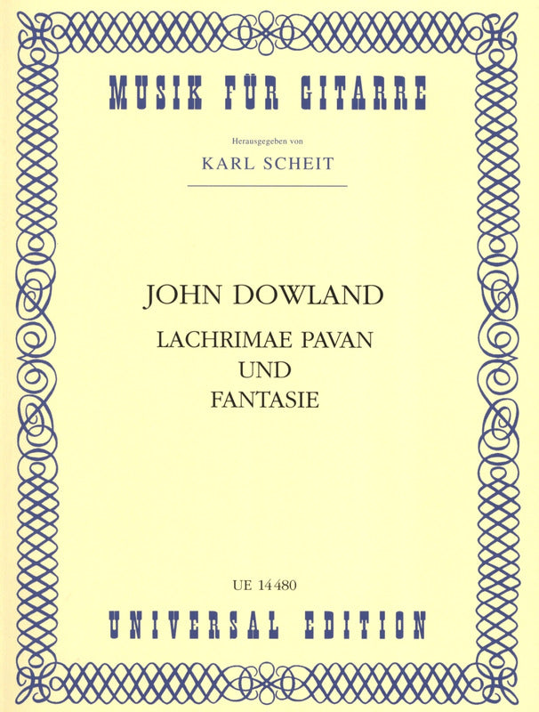 Dowland: Lachrimae Pavan and Fantasy (for guitar) – Ficks Music