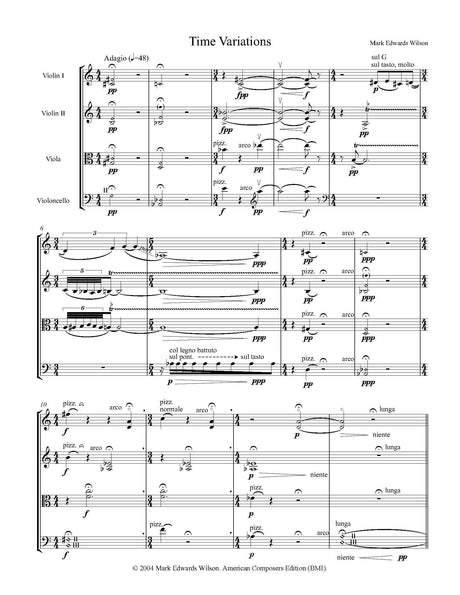 Wilson: Time Variations