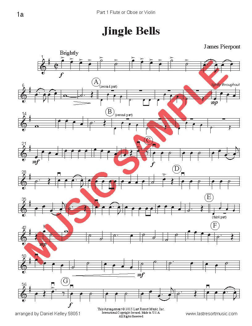 Music for Three Treble Instruments - Christmas Collection No. 1