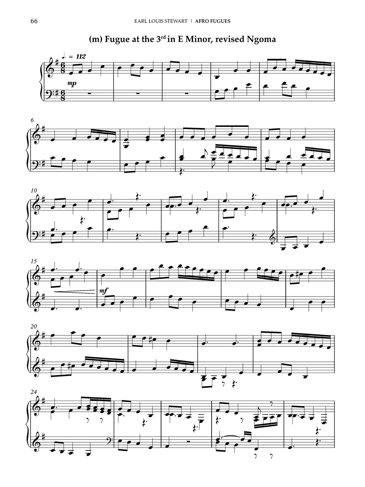Stewart: Afro-Fugues