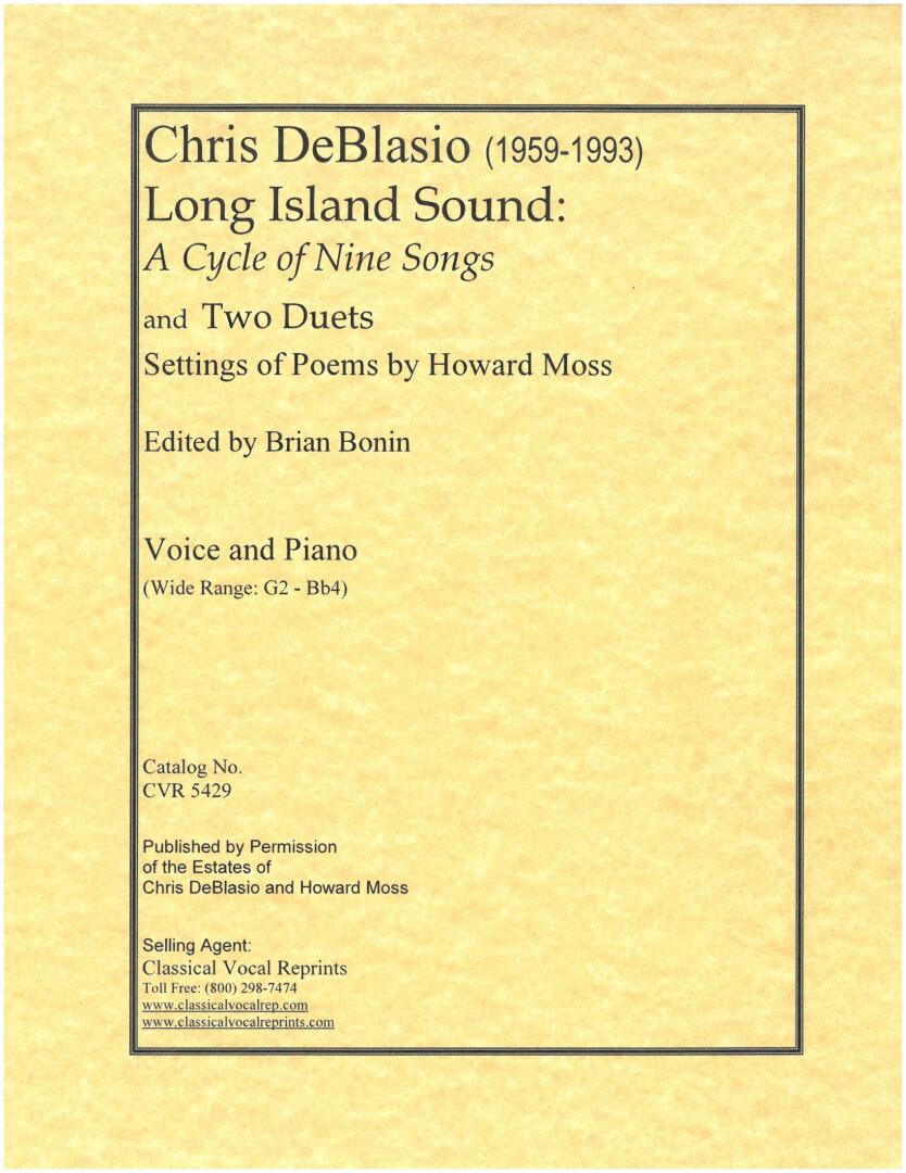 DeBlasio: Long Island Sound & 2 Duets