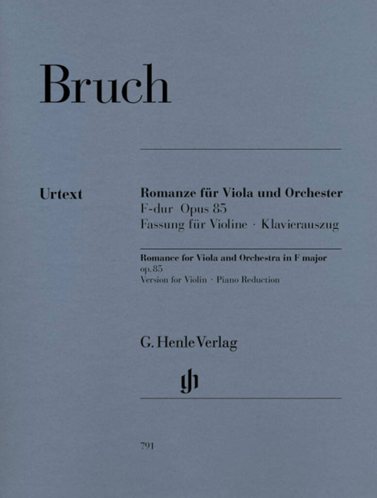 Bruch: Romance in F Major, Op. 85 (Violin Version) – Ficks Music