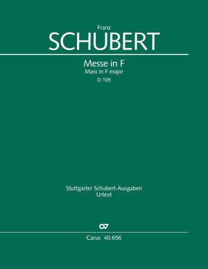 Schubert: Mass in F Major, D 105