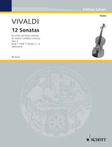 Vivaldi: 12 Violin Sonatas, Op. 2 - Book 1 (Nos. 1-6)