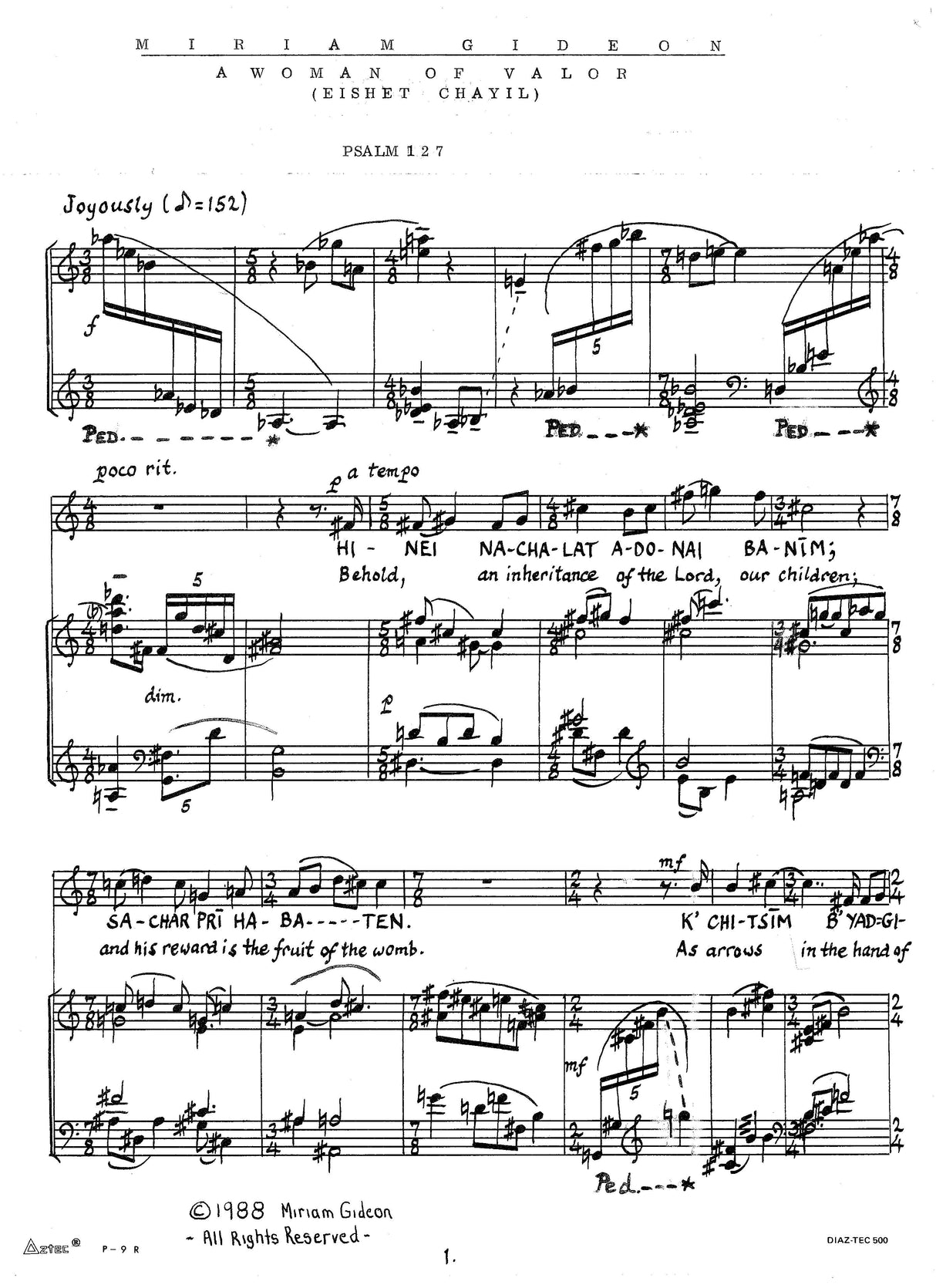 Gideon: Woman of Valor