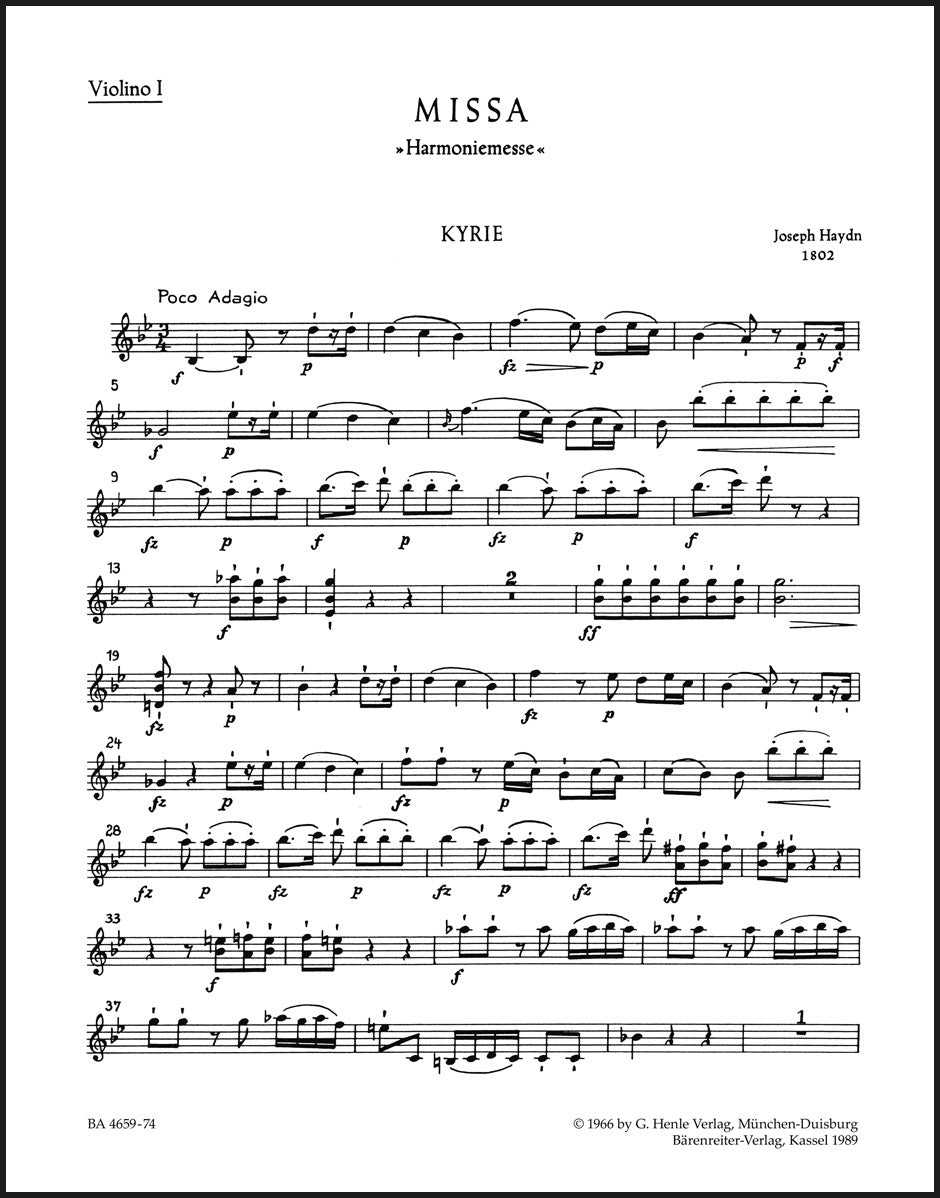 Haydn: Missa in B-flat Major, Hob. XXII:14