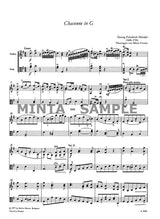 Handel: Chaconne in G Major (arr. for violin and viola)