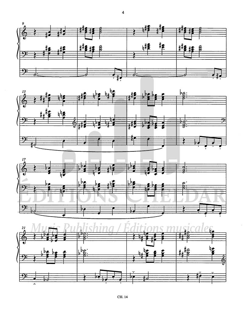 Bédard: Suite for Organ