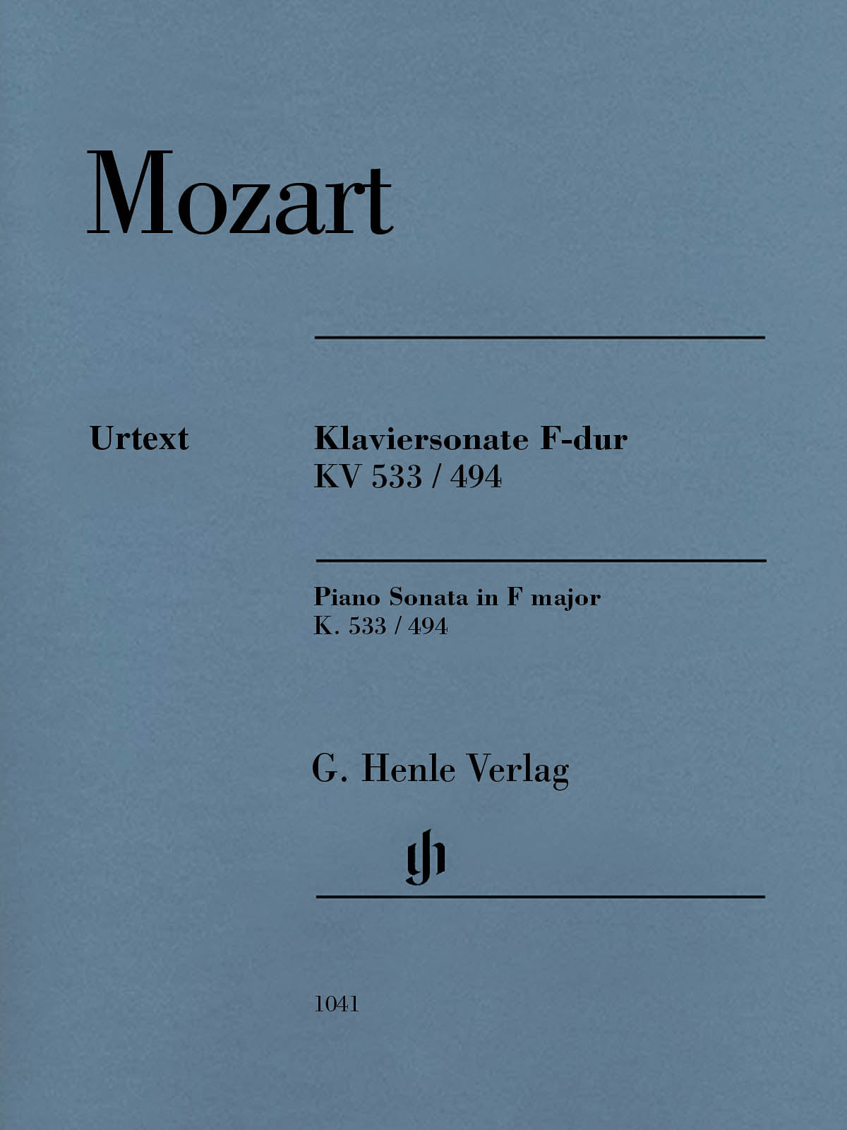 Mozart: Piano Sonata in F Major, K. 533/494 – Ficks Music
