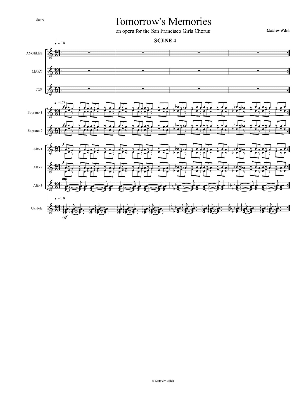 Welch: Tomorrow's Memories