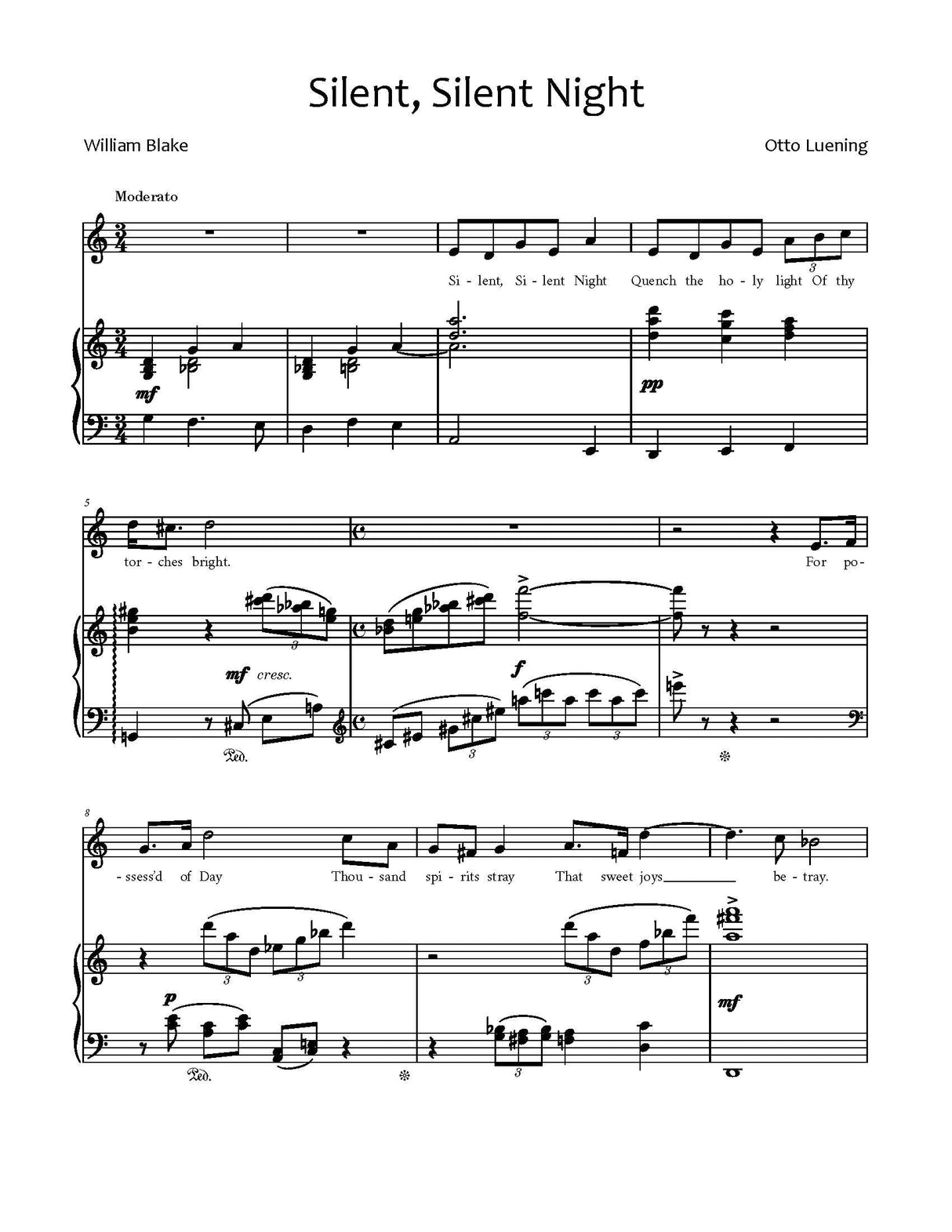 Luening: Silent, Silent Night