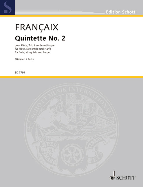 Françaix: Flute Quintet No. 2