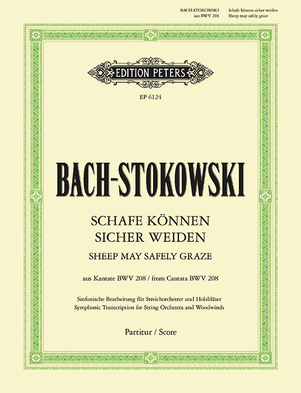 Bach: Sheep May Safely Graze