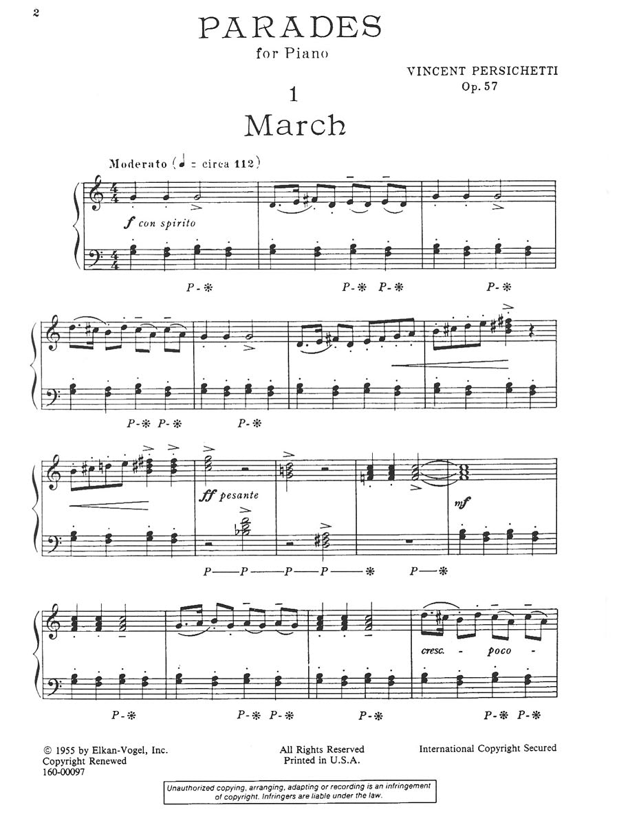 Persichetti: Parades, Op. 57