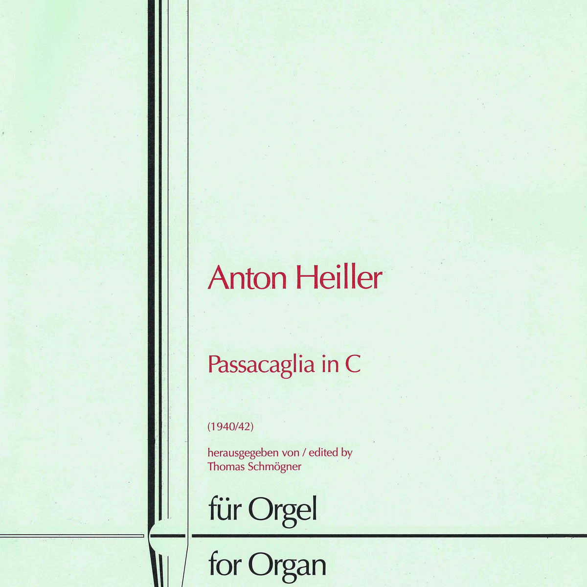 Heiller: Passacaglia in C – Ficks Music
