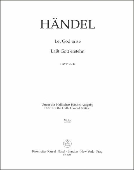 Handel: Let God arise, HWV 256b