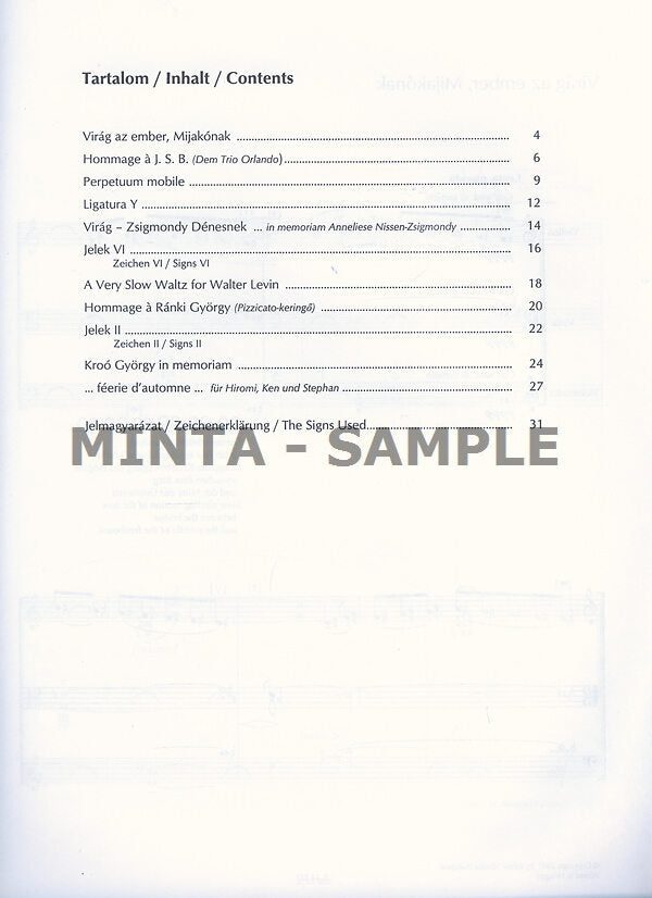 Kurtág: Signs, Games and Messages for String Trio