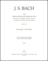Bach: Alles mit Gott and nichts ohn' ihn, BWV 1127