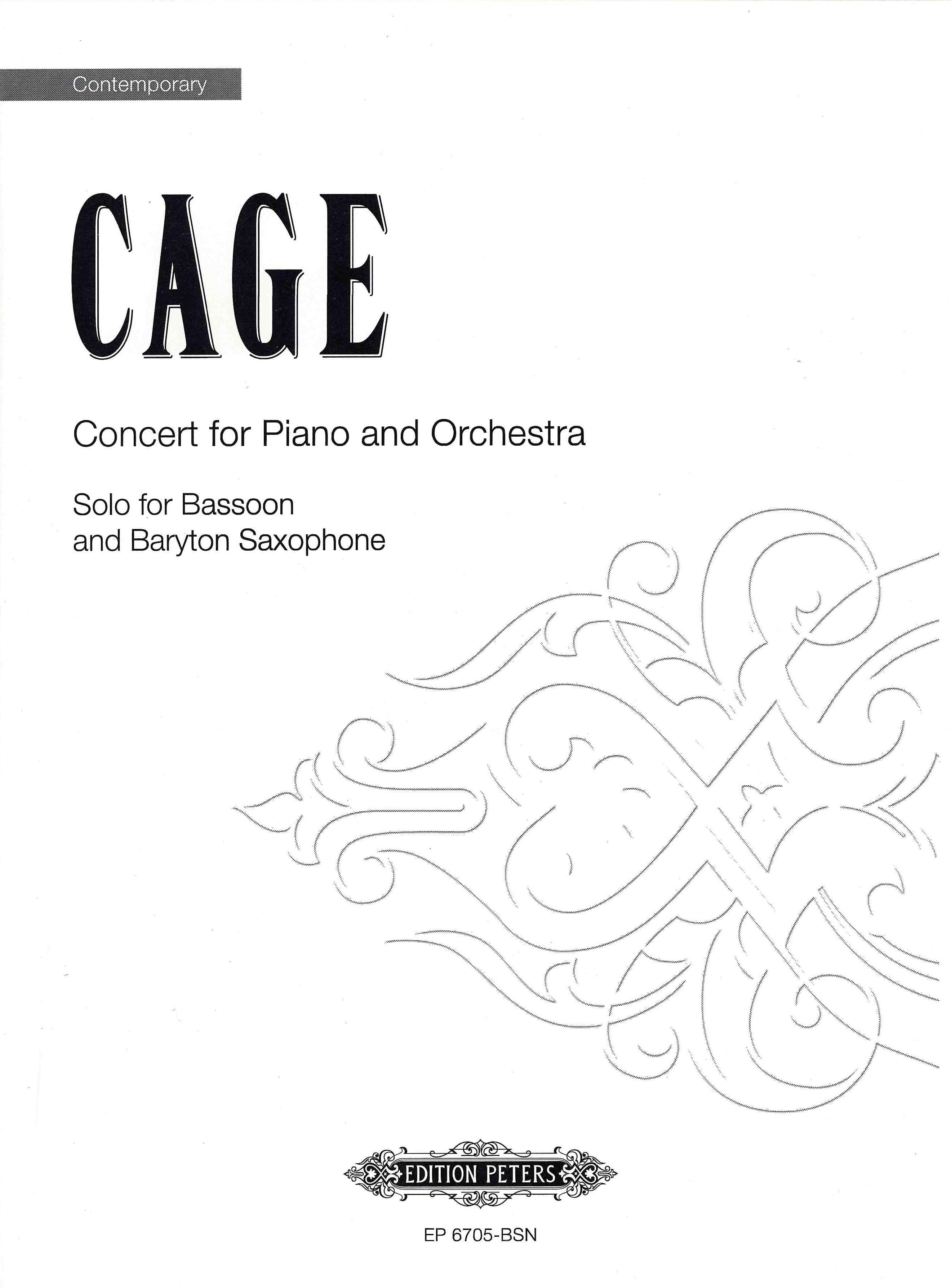 Cage: Concert for Piano and Orchestra – Ficks Music