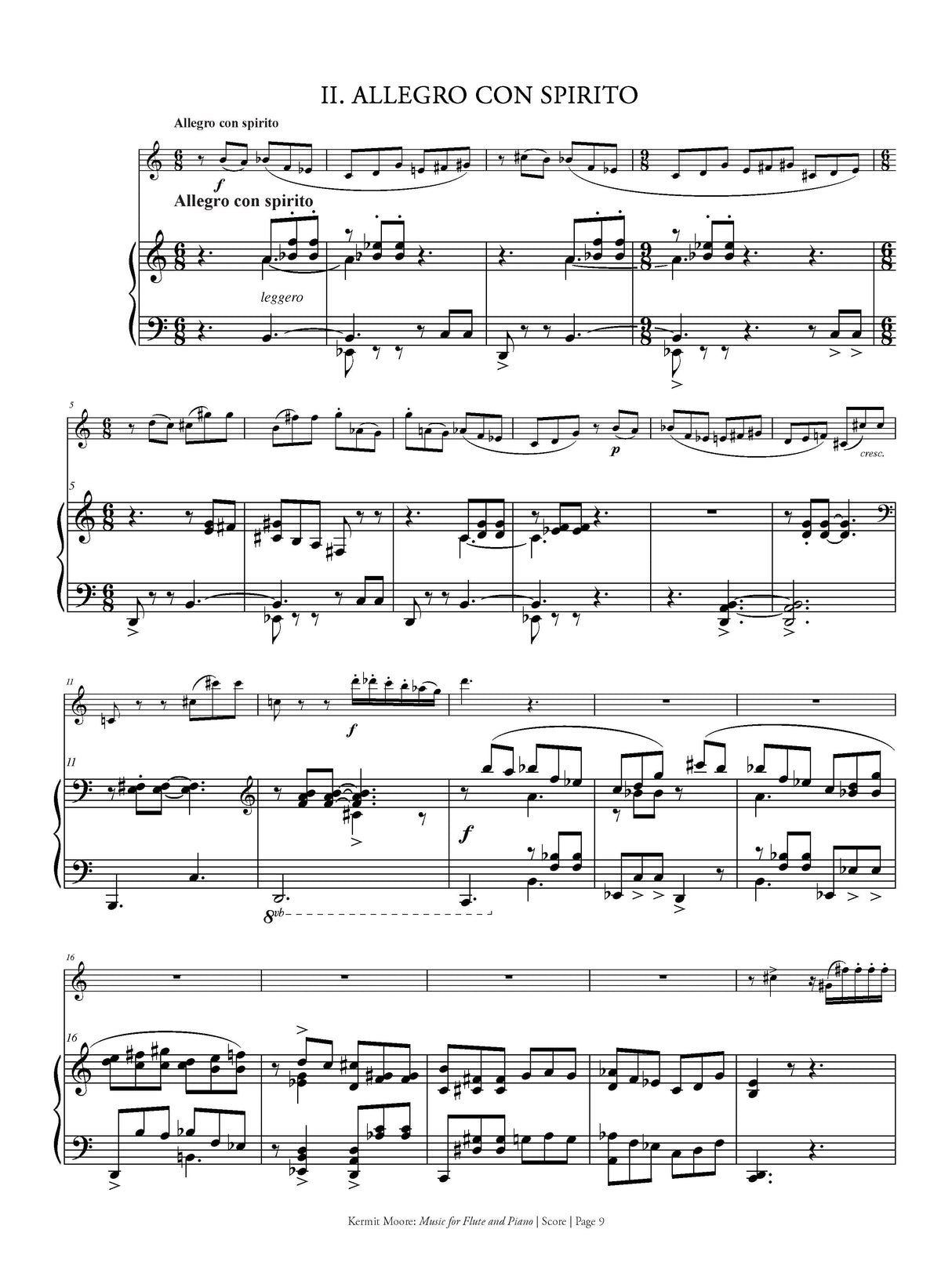 Moore: Music for Flute and Piano