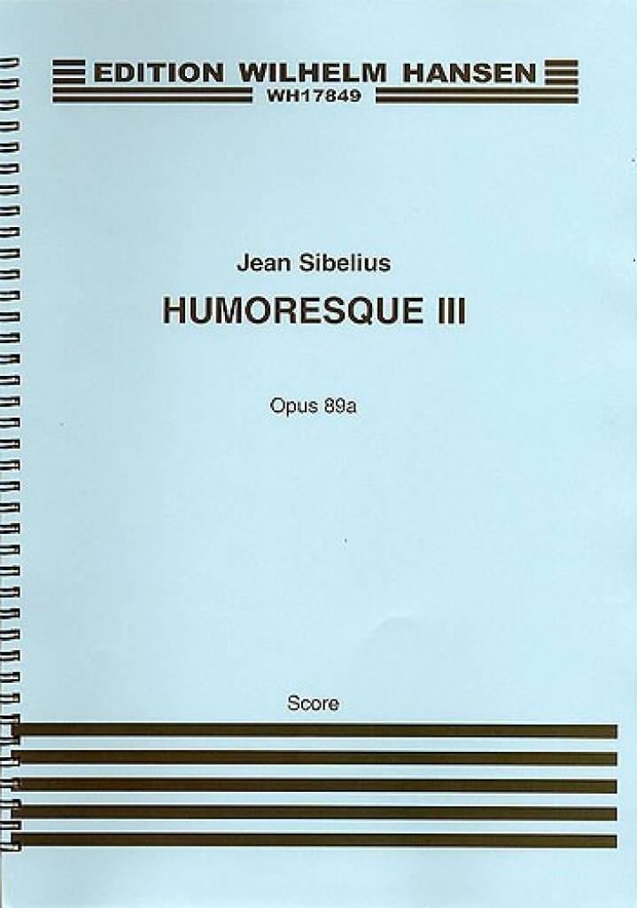 Sibelius: Humoresque No. 3, Op. 89a