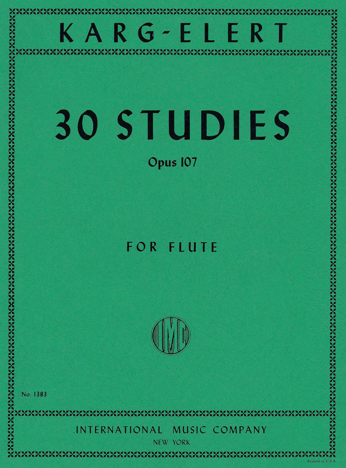 Karg-Elert: 30 Studies, Op. 107