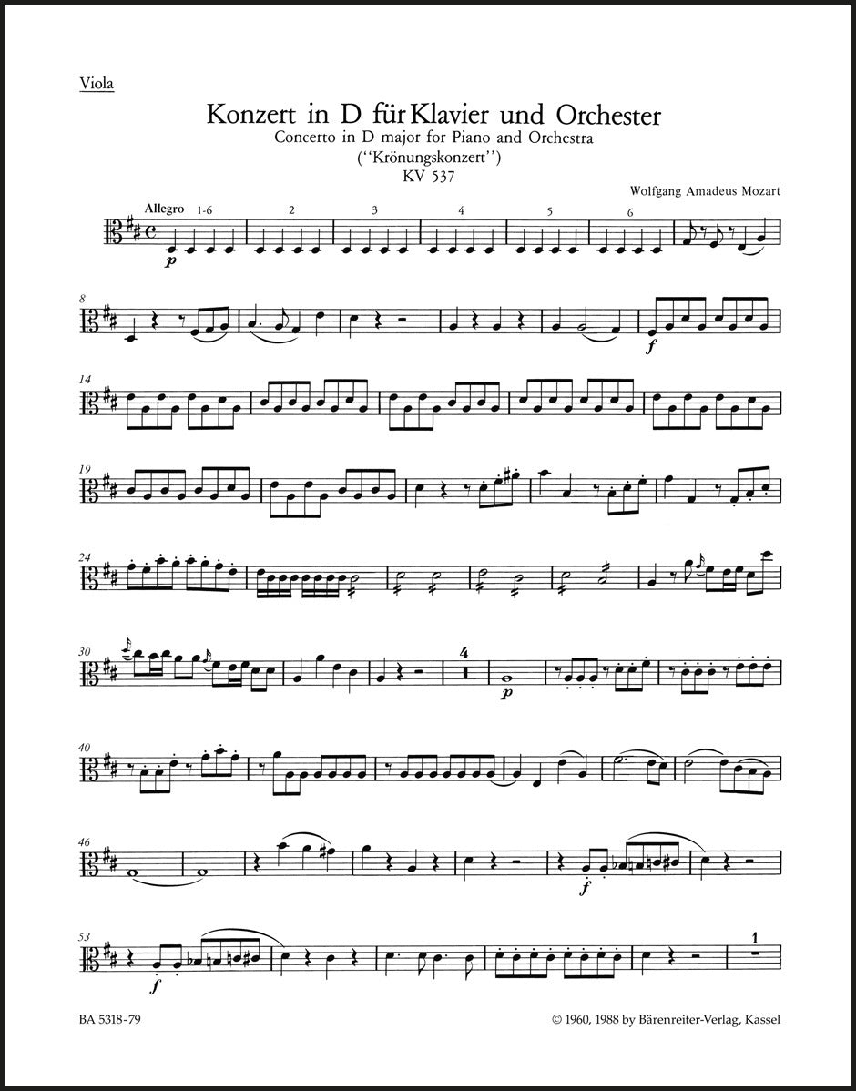 Mozart: Piano Concerto No. 26 in D Major, K. 537