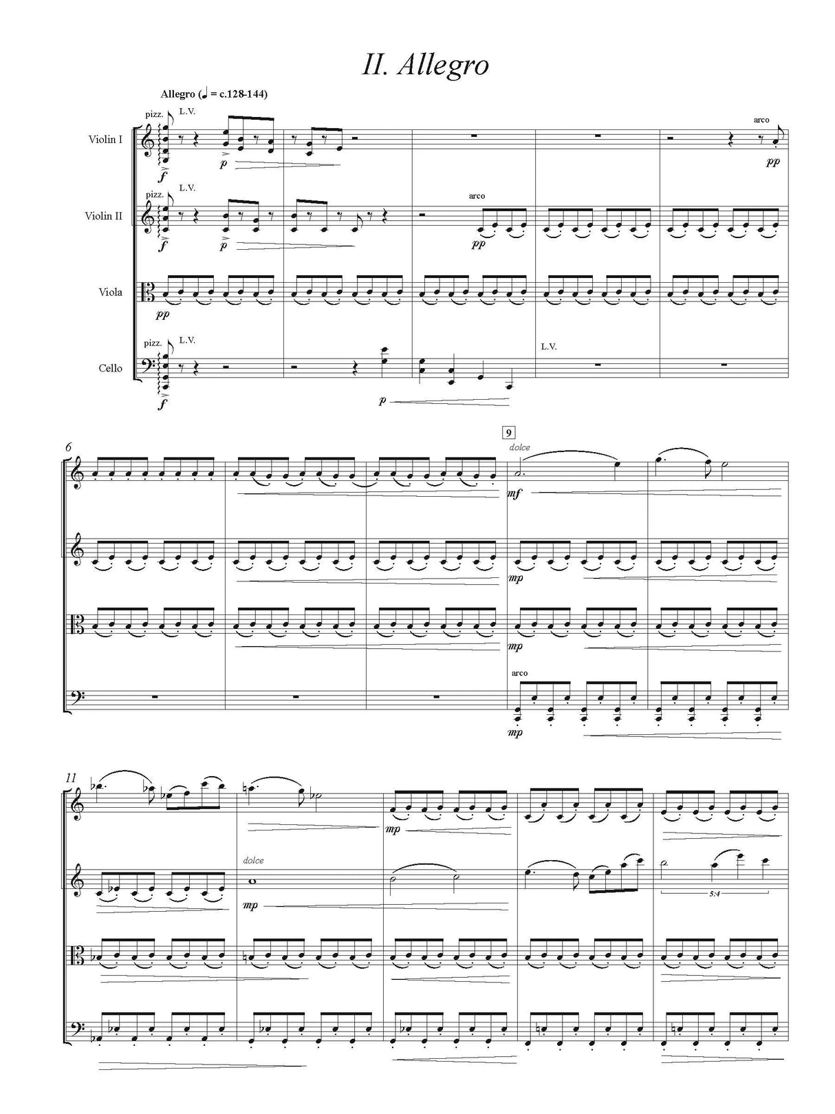 Miller: String Quartet No. 3 ("l'Ode au Vermont")