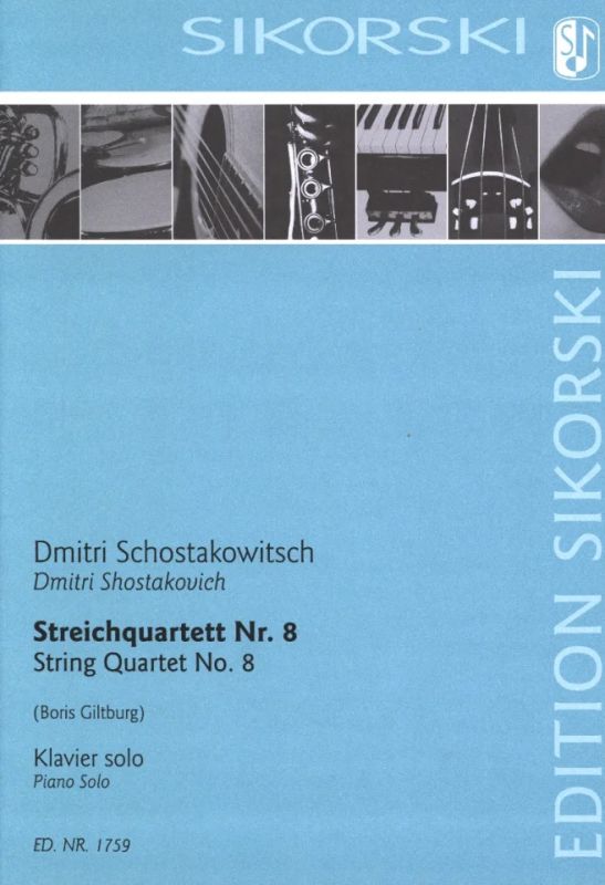 Shostakovich: String Quartet No. 8, Op. 110 (arr. for piano