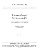 Albinoni: Concerto a cinque in D Major, Op. 7, No. 1