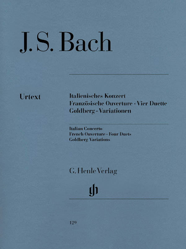 Bach: Italian Concerto, French Overture, Four Duets, Goldberg Variations