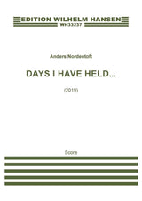 Nordentoft: Days I Have Held