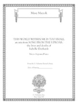 Mazzoli: This World Within Me is Too Small